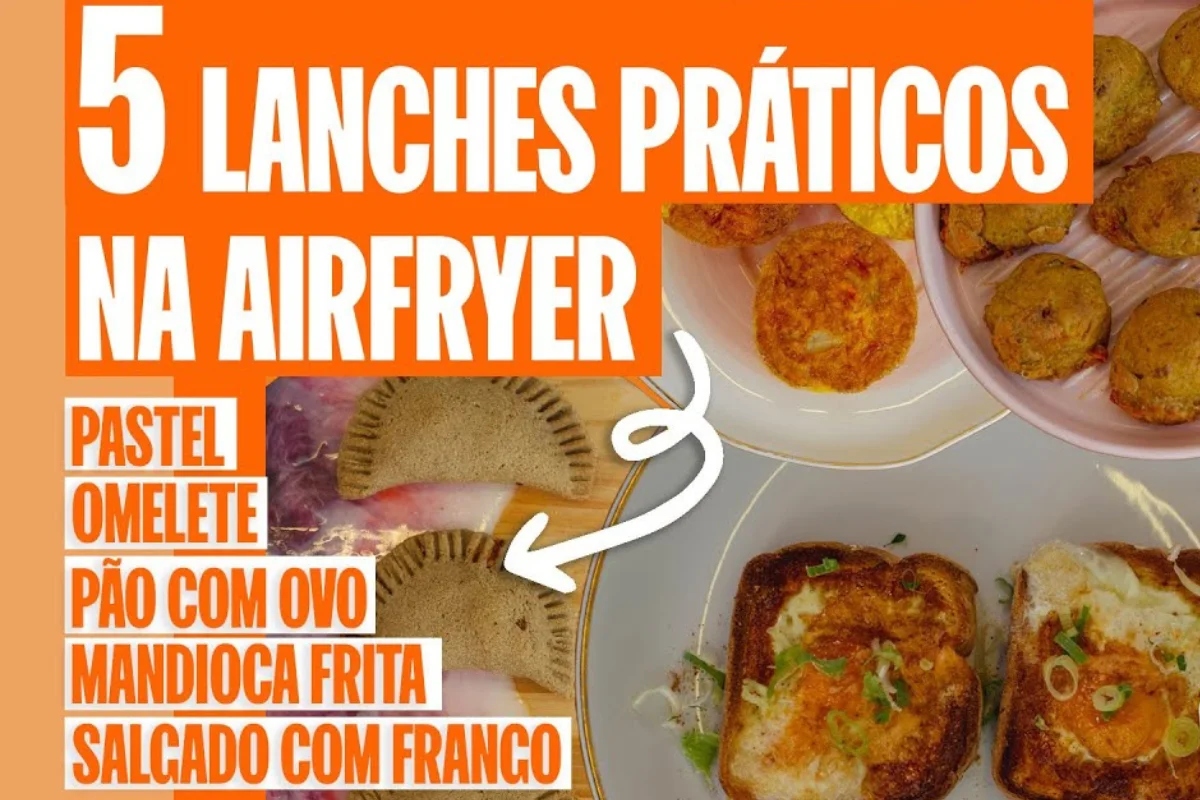 Deliciosos Lanches Saud Veis Receitas Na Airfryer Para Uma Refei O