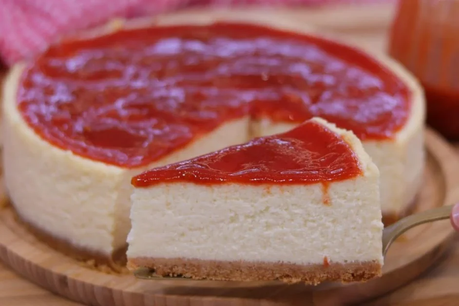 Cheesecake de goiabada uma delícia sem gelatina