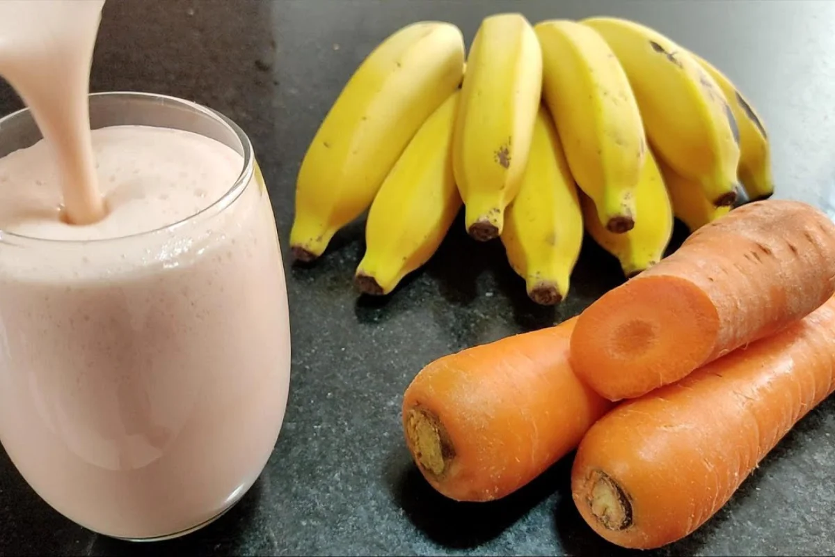 Suco de Cenoura Com Banana