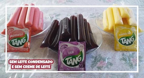 geladinho com suco Tang
